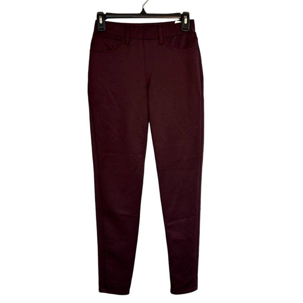 Bundle - Burgundy & Gray pull on dress pants by Attention. 2 pair bundle